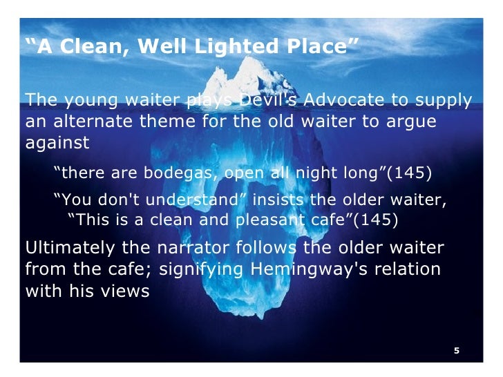 The Iceberg Theory