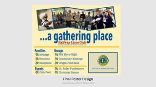 Final Poster Design
Cassie Morrissey, CSE 615 (Winter 2017)
 