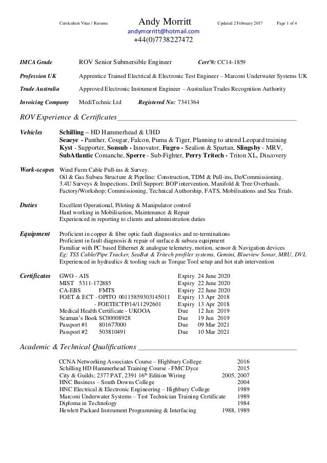 morritt andrew cv 2017 ref cv ref