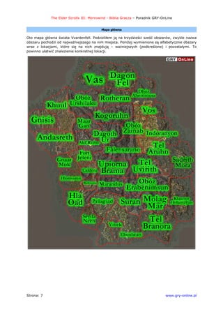 Morrowind biblia gracza--_poradnik_gry_on_line | PDF