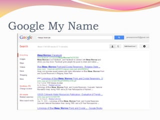 Google My Name
 