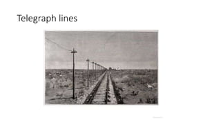 Telegraph lines
 