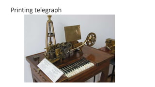 Printing telegraph
 