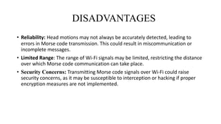 MORSE CODE DETECTION FROM EYE BLINKS.pptx