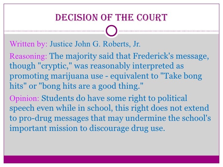 morse v frederick summary