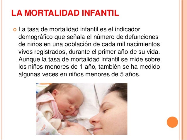 Mortalidad infantil diapositivas