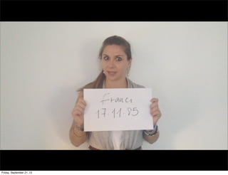 Friday, September 21, 12

 