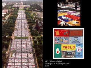 AIDS Memorial Quilt Displayed in Washington, D.C. 1996 