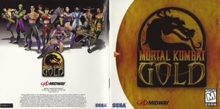 Mortal kombat gold manual ntsc dreamcast