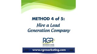 How To Get Mortgage Leads