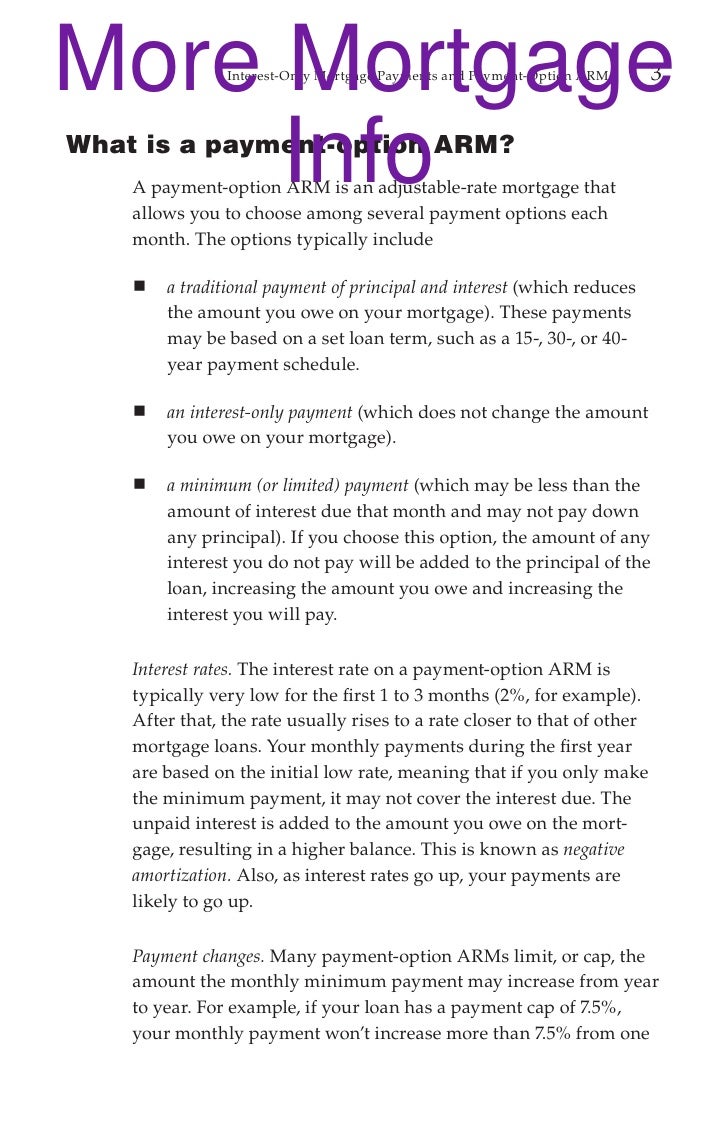 Mortgage payment options which is best