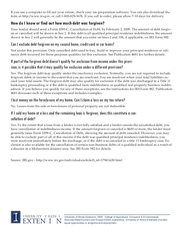 Mortgage debt_relief_act