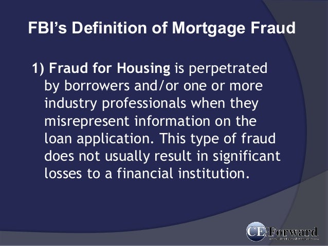 Real Estate and Mortgage Fraud: Emerging Trends 2016 Real Estate and Mortgage Fraud: Emerging Trends 2016