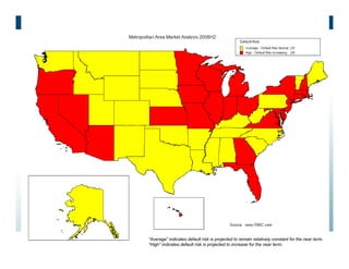 18   “Average” indicates default risk is projected to remain relatively constant for the near term.
     “High” indicates default risk is projected to increase for the near term.
 