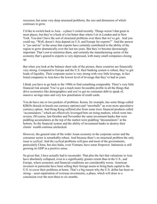 James Morton of Cundill Recovery Fund