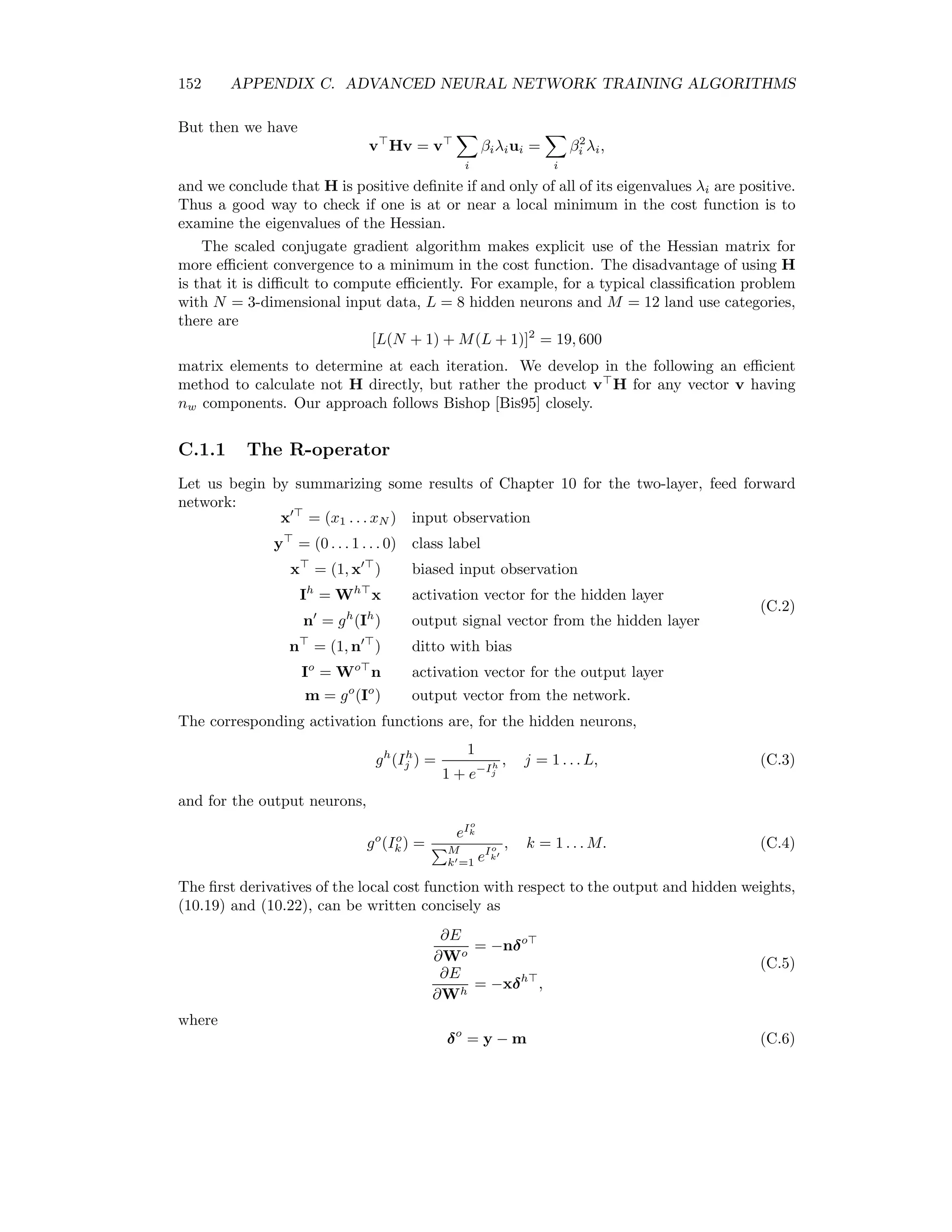 B.7. WAVELETS AND FILTER BANKS 145 s HsH ↓ 2 Figure B.8: Schematic representation of the ﬁlter H. The symbol ↓ 2 indicates downsampling by a factor of two. so that the nonzero high-pass ﬁlter coeﬃcients are actually g−2 = h3, g−1 = −h2, g0 = h1, g1 = −h0. The concatenated signal (Hs, Gs) = (s1 , d1 ) is the projection of fn onto Vn−1 ⊕ V ⊥ n−1. It has the same length as the original signal s and is an alternative representation of that signal. Its generation is illustrated in Figure B.9 as a ﬁlter bank. s H ↓ 2 G ↓ 2 d1 s1 Figure B.9: Schematic representation of the ﬁlter bank H, G. The projections can be repeated on s1 = Hs to obtain the projection (Hs1 , Gs1 , Gs) = (s2 , d2 , d1 ) onto Vn−2 ⊕ V ⊥ n−2 ⊕ V ⊥ n−1 and so on. The original signal can be reconstructed at any stage by applying the inverse operators H∗ and G∗ . For the ﬁrst stage these are deﬁned by (H∗ s1 )k = m/2−1 j=0 hk−2js1 j , k = 0 . . . m − 1 = 2n − 1, (B.24) (G∗ d1 )k = m/2−1 j=0 gk−2jd1 j , k = 0 . . . m − 1 = 2n − 1, (B.25) with analagous deﬁnitions for the other stages. To understand what’s happening, consider 