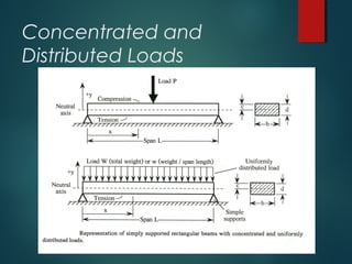 Concentrated and
Distributed Loads
 