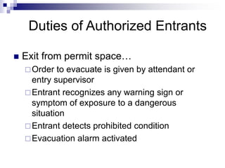 Comprehensive OSHA Confined Space Safety Training and Compliance | PDF