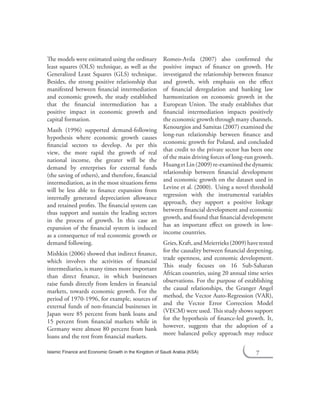 Islamic Finance and Economic Growth in the Kingdom of Saudi Arabia (KSA ...