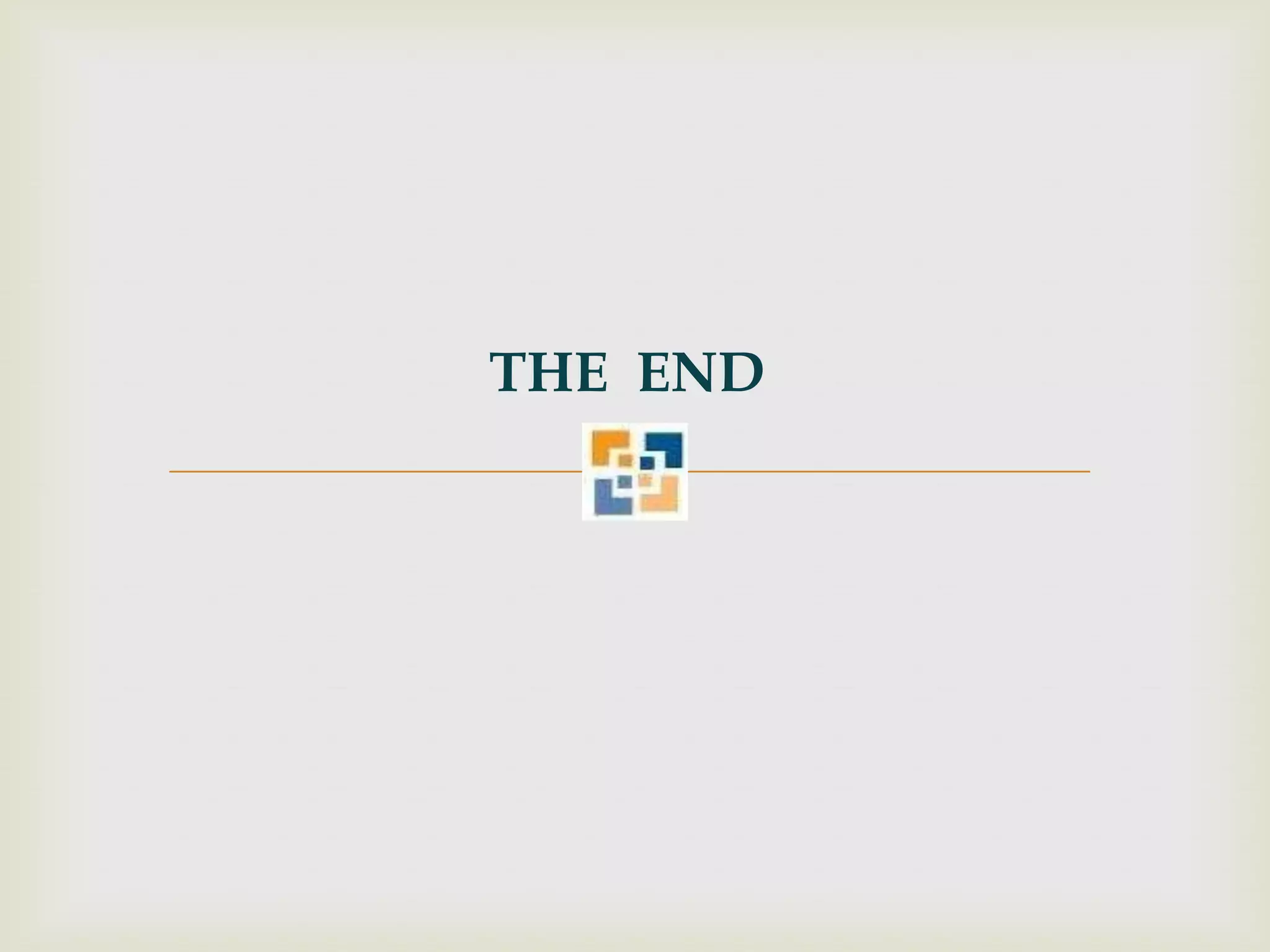 THE END
 