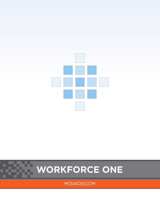 WORKFORCE ONE
MOSAICES.COM
 