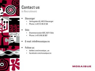 Mosaique 2011 Linkedin Bilde