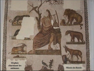 Orphée charmant les animaux 