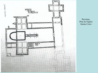 Ravenne, Plan de l'église Sainte-Croix 
