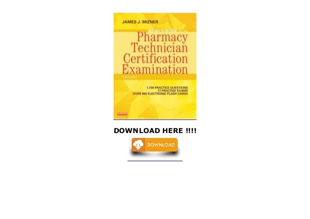 Mos S Review For The Pharmacy Technician Certification Examinat Mos S Review For The Pharmacy Technician Certification Examinat