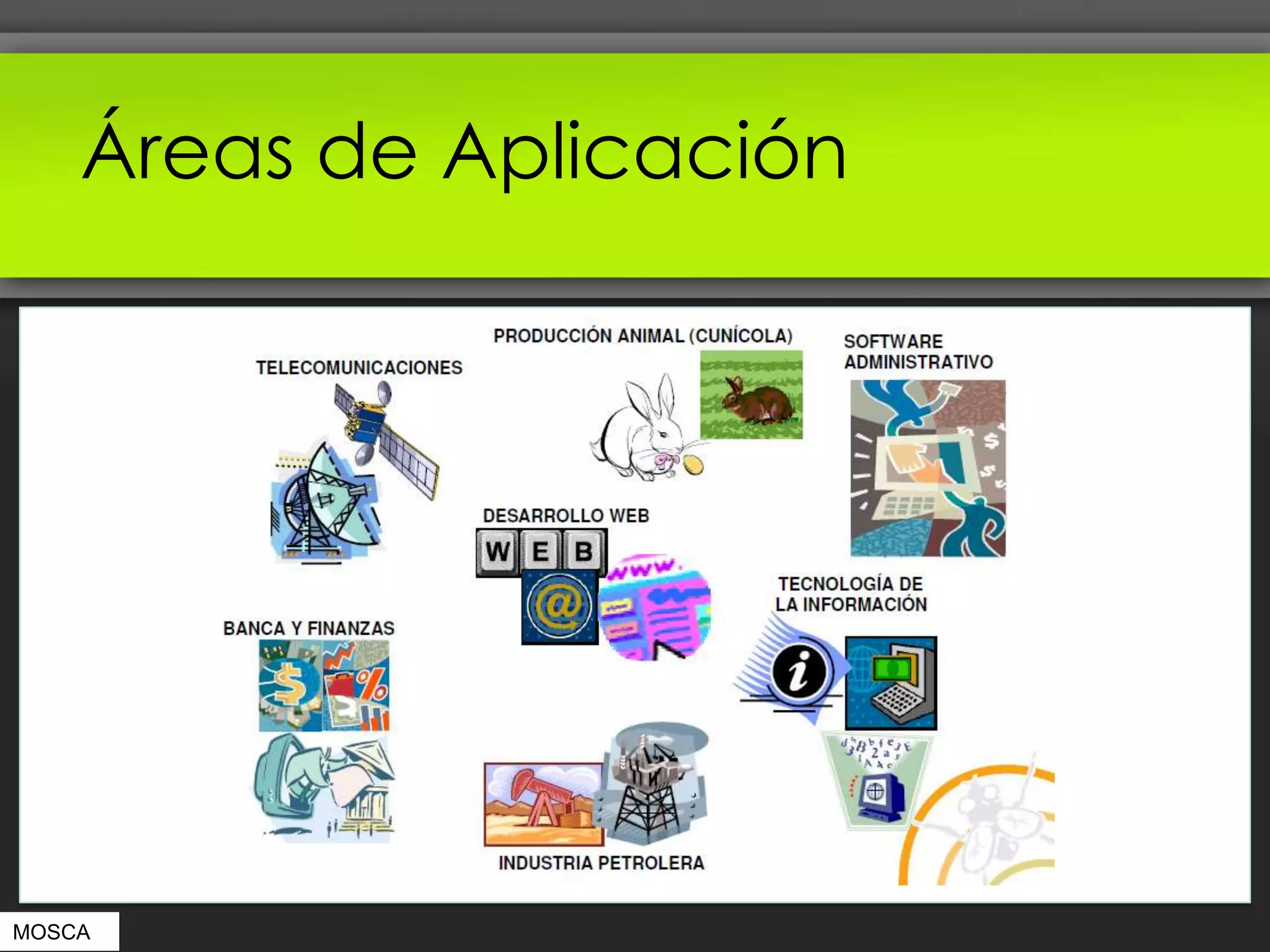 Áreas de Aplicación




MOSCA
 