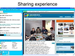 Sharing experience 