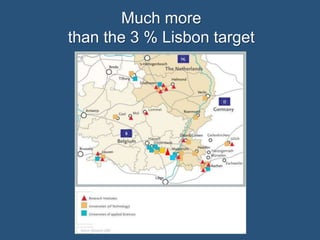 Much more
than the 3 % Lisbon target

 