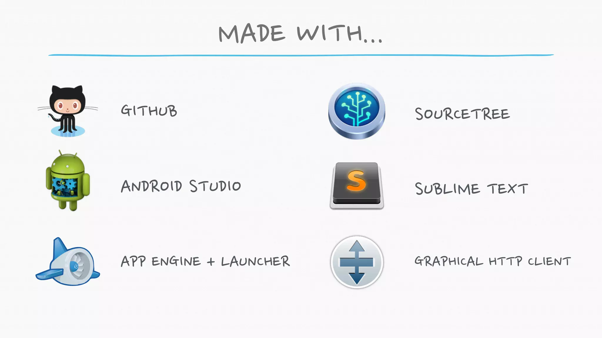  ACCOUNTS WHAT? Day 1: Today, me convincing you that this is possible. Day 2: Shape your product and design your system. Day 3: Bring all the pieces together. Address your most important needs. Day 4*: Don’t stop coding until you see something. Day 5: Get feedback, polish and distribute in beta mode. * Don’t crunch, it won’t work. Day 4 can take two days. Day 5 POLISH 