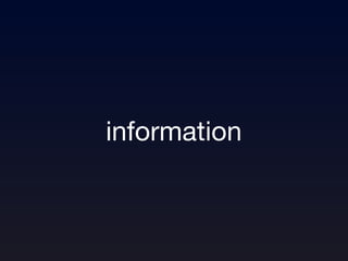 information 