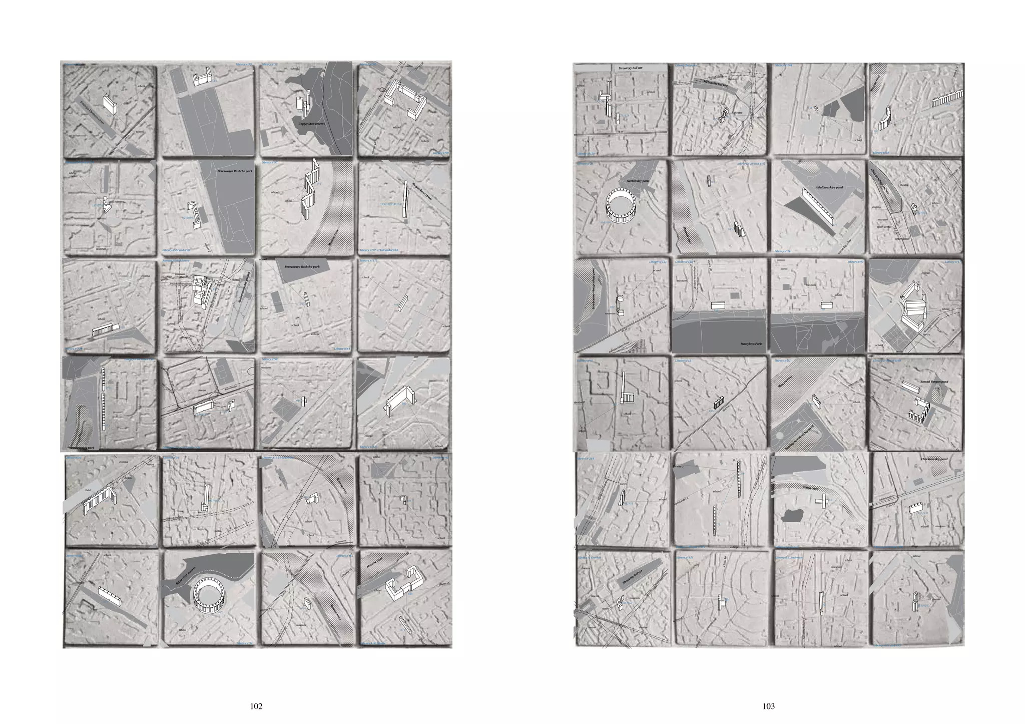 cinem
sp

school

075

ol

8’

co

lle

ge

8’

nsko

opre
snen

skay
aaa

Za

m

os

kv
or
ets

ka
ya

theatre

ege

coll

156/234

school

met
ro 1
3’

Mo
sco
wr
ive
r

zevs
irya
-Tim

102

103
museum

y
lle

ni
ns

zhsk
o-R
izh
ska
ya
Ka
lu

ka
ya

ko
-R
izh
s

zh
s

Ka
lu

ya

8’

ya

6-4Л

13-3

co

lle

ge

vska

school

eska

lnich

8’

yaze
ukho
vsko
-Tim
ir

school 10’
280

Youza riv
er
Soko

Library n°59 and n°101

museum

Cherkizovskiy pond

058

Le

sev
aya
Ko
lt
9-A
3-3

-Kra
sn

ol

ya

6-4Л

13-3

Library H.C. Andersen

004
Kaluzhsko-Rizhskaya

ho

Taga

metro

museum

061/062

metro

ho

eska

lnich

Soko

Library Jurgenson

ool
8’

sc

college

ko
-T

cinema

sc

Youza riv
er

Serp

zhsk
o-Ri

zhsk
aya

Library A. N. Tolstoy

school 8’

6-2

zhsk
o-R
izh
ska
ya
Ka
lu

274

r
va

ul'

b
oy

stn

a
Str

ma 3’

kaya

8’

ki
ya

ive
8k

ter

cen
ort

Kalu

sev
aya
Ko
lt
9-A
3-3

school

080

ukho
vsko

metro

Serp

zhsk
o-Ri

zhsk
aya

theatre 7’

museum

5’

cine

er
riv

Library n°34

488

w
sco

school

Kalu

school

Mo

497

Library n°219

039

cinema 10’

theatre

Mo

school 8’

6-2
8-2
8k
S2

353

Library n°151

ma 3’

cine

8’

Cherkizovskiy pond

156/234

school

Library n°80 and n°149
Library A. Chekhov

cinema

274

oskv
oret

ska
Library A. N. Tolstoy
ya

075

er
riv

school

school

school

5’

090

Zam

058

cinema

488

museum

college

school

423/424

Library n°11 and n°22

cinema

’

w
sco

school

’

r8

te
cen
ort

sp

Samad Vurgun pond

096

10

a1

em

cin

5’

403/418

school

ev

N
oy

lsh

Bo

school

ro

r
ve
ri

e
rv
se
re

080

metro
school

nd
museum
po
iy
ich

od
ov

theatre 7’

039

er
riv

et

n

tu
Se

403/418

Library n°219

school

Library n°8

026

cinema 10’

497

school

Mo

m

a
Koltsevay

6

3-4

-4

32

w
sco

’

school

14

r
ive

Moscow river

school

ya

vska

File

school

school

015

school

school

390

school

metro

Library n°161

489

w
co

9
school
-3

metro

Library n°34 and n°68

5
a1
em ’
cin y 10
it
ers
univ

er
riv

os

M

Library n°34

Library n°41

Library n°8

metro

school

wr
sco

metro

kaya

-Pokrovs

Arbatsko

007/025

ve
ri

school

397

er
riv

261

ve
er
es
rr

n

390

a
Koltsevay

Library n°27

tu
Se

Library n°171
Library n°41
college

w
sco

Ly

metro

school

Library A. T. Twardowski

er
riv

a
ay
nsk

metro

metro

Library n°36

school

school

school

vs

school

school

school

Library n°127

217
353

w
sco
Mo

�ield

theatre 8’

362

college

cinema

li
ub

444

Izmaylovo Park

Library n°12

Izmaylovo Park

aya
insk

Library n°87, n°122 and n°124

Library n°30

school

school

158

school

kaya

File

489

Mo

471

007/025

metro

vs
okro
Academician Korolyov Street
o-P
tsk

Library n°161
Library n°47

252

Arbatsko-Pokrovskaya

Serebryano-Vinogradnyy pond

Arbatsko

Kalin

metro

metro

kaya
-Pokrovs

8-2

6

244/253

Dmitrovskiy park

159

S2

cinema

0’

museum

4

a
Arb

school

Library n°97

Mo

y1

Kaluzhsko-Rizhskaya

ya

Mo
sco
wr
ive
r
en
gard
drov
skiy

Soko

lnich

eska

Aleks
an

ya

aya
Serpukhovsko-Timiryazevsk

32-4

sit

Library A. T. Twardowski

11-3

museum

ive
r

museum

261

kaya

sport center

-A

college

Library n°101
Library n°36

Moscow river

school

museum

metro
school

sport center

�ield

school

012/013

museum

479

035

Koltse
vaya

3-9

202

bli

u
Ly

Library n°98

un

r
va

a
ay
nsk

Library n°64

078

cinema

metro

Library n°121

metro

metro

ul'

�ield

theatre

0’

y1

sit

r
ive

un

er
riv

464

Library n°128

cinema

Library n°30

school

school

Library n°81 and n°112

Udaltsouskiye pond

Library n°14

Library n°175

093

Library n°28

d

w
sco

metro

494/499

Berezovaya Roshcha park

school

051

school

Mo

metro

metro

447

kiy
ep

’

school

085

metro

es
ka
ya
metro

re
et

10
metro

Arbatsko-Pokrovskaya

ich

st

ver
w ri
sco

a
Filevskay

us

031

ko
ln

Mo

2’
ool

school

museum

metro

on

Library n°77, n°160 and n°184

school

Russian State Library
cinema

So

129/134/141/142

sch

Library n°23 and n°33

so

a 3’

cinem

Library n°29 and n°43

Nezhinskiy park
ko
va

021/089

museum

school

Library n°120
Library n°29

Ko
ny
on

school

alt

b
yy
dn

cinema

187/228

391

school

Ud

ru
op
ist

Berezovaya Roshcha park

metro

024

Ch

school

un

Set

Library n°99
school

Library n°87

344

sch

Library n°74 and n°214

theatre

060

11-34

rve
ese
rr

e
riv

059

ich
es
ka

college

a 10’

school

school

173/174

r

9

-3

14

Teplyy Stan reserve

metro

sk
ay
a

t

172

bul'var

ko
ln

408

426

re
e

171

Sreten
skiy

school

iry
az
ev

st

school

theatre

im

ov
a

Library n°248

nskaya

Lyubli

rp
uk
ho
vs

Ul
ya
n

Library Turgenev

Sirenevyy bul'var

Se

iy
a

339

’

a8

em

cin

metro

Ka
luz
hsk
o-R
izh
ska
ya

itr

metro

Library n°28

So

113

school

Dm

school

Library n°12

za
r

Library n°59

Ya
u

Library n°95

 