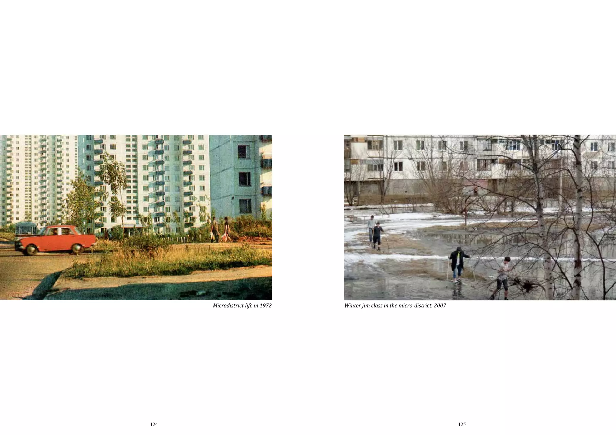 Microdistrict life in 1972

124

Winter jim class in the micro-district, 2007

125

 