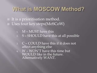 Moscos Method Moscow method | PPTX