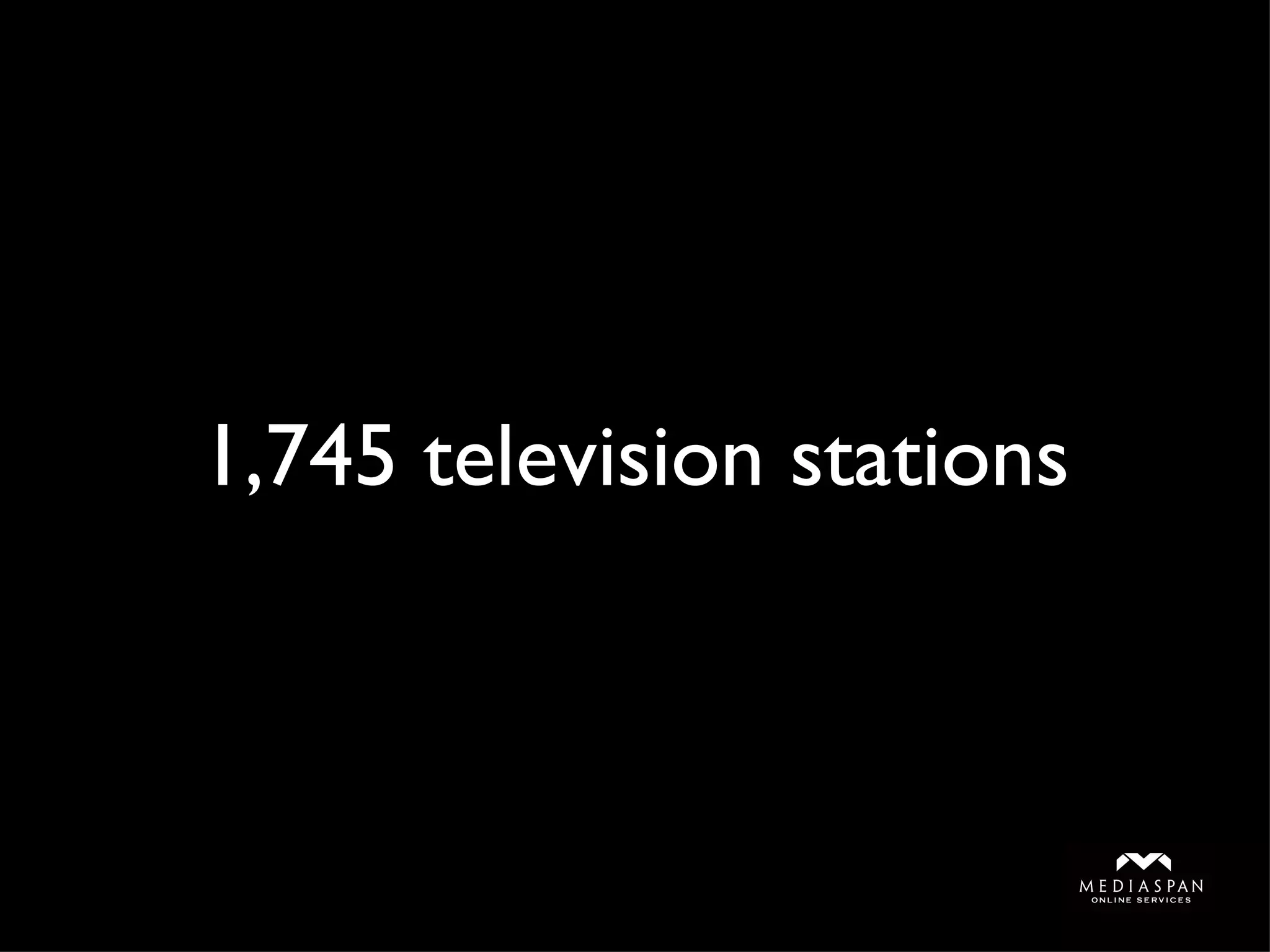 1,745 television stations 