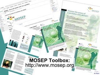 MOSEP Toolbox: http://www.mosep.org 