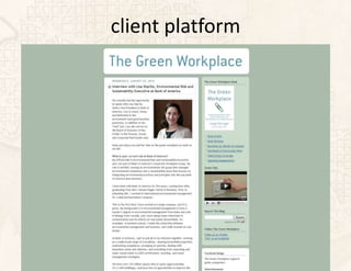 client platform
 