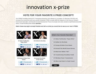 innovation x-prize
 