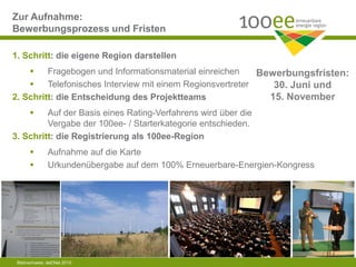 Vortrag Moser - Eröffnung - VOLLER ENERGIE 2013 - 100%-EE-Regionen in Deutschland