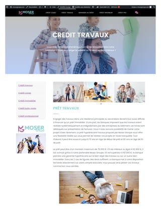 Courtier credit conso | mosergroupe