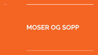 Moser og sopp | PPTX