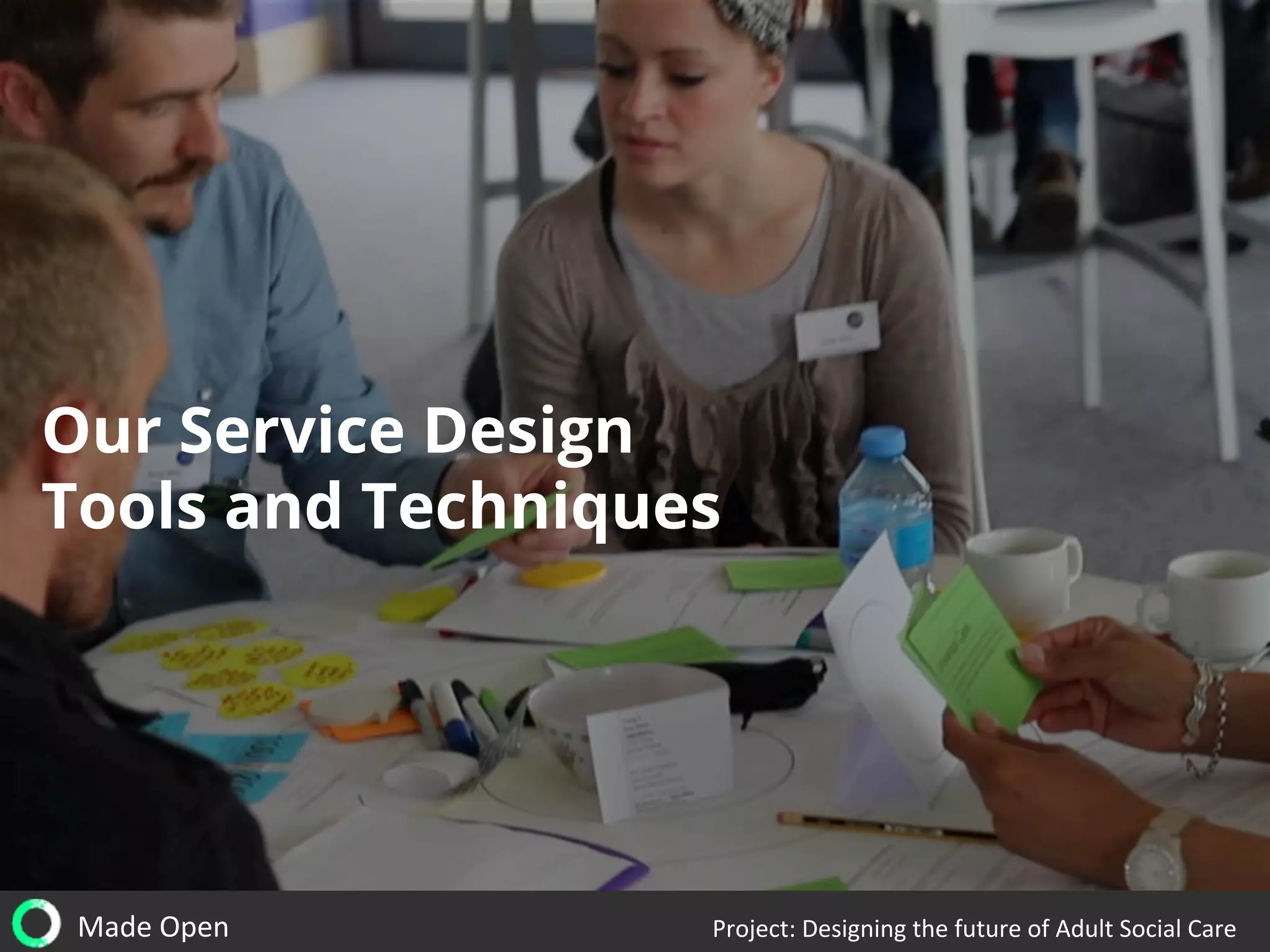 Service Design tools and techniques | PDF
