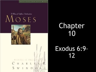 Chapter
10
Exodus 6:9–
12
 
