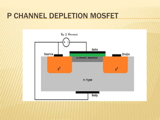 P CHANNEL DEPLETION MOSFET
 