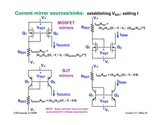 Rref Current Fundamentals of Linear Amplifiers and Transistor Biasing in ...