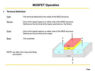 Mosfet Labeled MOSFETs in the course basic VLSI design.pdf