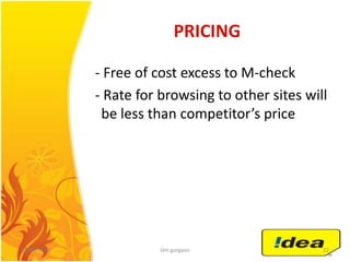 Services Offered SMS based service